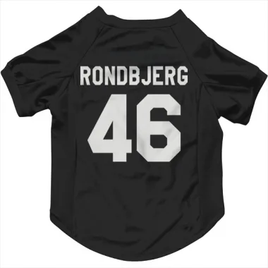 Black Vegas Golden Knights Jonas Rondbjerg   Dog & Cat Pet Jersey