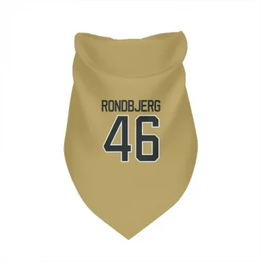 Gold Vegas Golden Knights Jonas Rondbjerg   Dog & Cat Pet Bandana