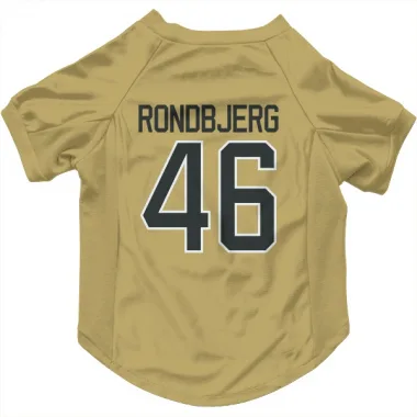 Gold Vegas Golden Knights Jonas Rondbjerg   Dog & Cat Pet Jersey