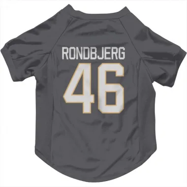 Gray Vegas Golden Knights Jonas Rondbjerg   Dog & Cat Pet Jersey